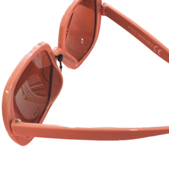 Sunglasses Light Brown Tan Oversized Round Square Rectangle Full Rim - Picture 3 of 10